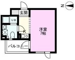 カーサ大戸【1階】の間取り