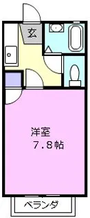 PADY COURT【1階】の間取り