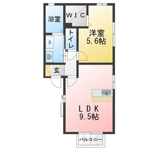 ラフェリア【2階】の間取り