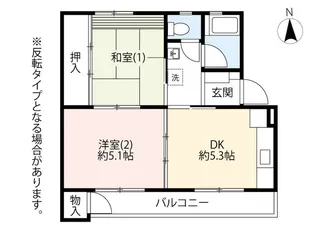 UR町田山崎【4階】の間取り