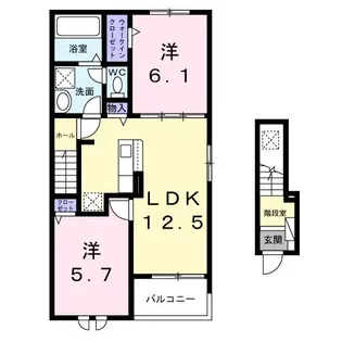 リンナラ【2階】の間取り