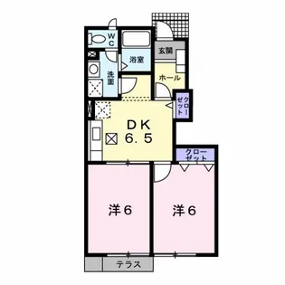 クリサンセマム【1階】の間取り