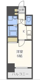 ヴィーダ博多【2階】の間取り