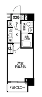 プレール・ドゥーク下板橋【6階】の間取り