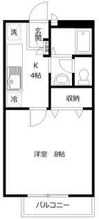 第7幸永ハイツ【2階】の間取り