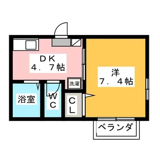 カーサマーク【1階】の間取り