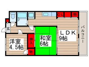 ハイフィールド浦和I【2階】の間取り