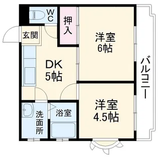 サンサーラ春嶺【1階】の間取り