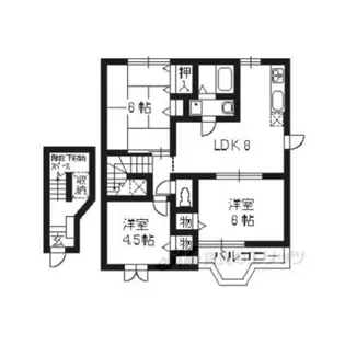 グリーンヴィラ【2階】の間取り