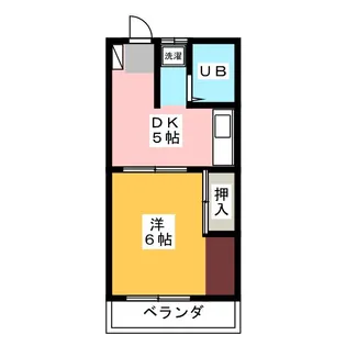 イーグルハイツ領家【2階】の間取り