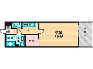 メゾンシャロームA【1階】の間取り