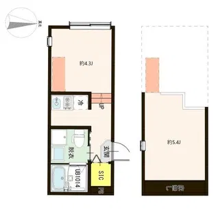 ハーモニーテラス北小岩XVIII【1階】の間取り