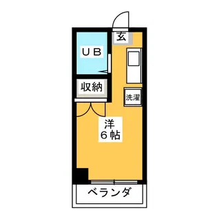 スズキマンション【2階】の間取り