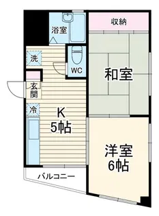 パールハイツ向ヶ丘【2階】の間取り
