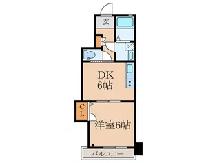 武蔵関ステーションフロント【8階】の間取り