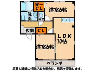 フォブールタウン須崎【2階】の間取り