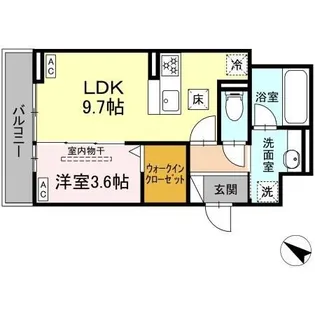 フロッドハーゲン【2階】の間取り