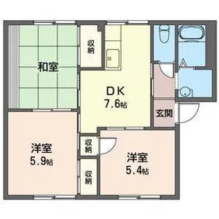 エスポワール【1階】の間取り