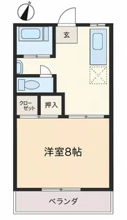 丸正ハイツ【4階】の間取り