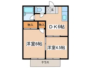 サンライフ88【1階】の間取り
