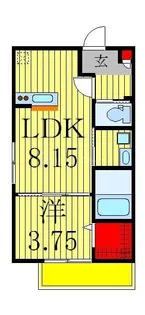 アルベロ柏【2階】の間取り