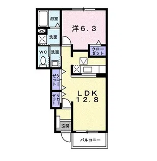 フローレゾンIII【1階】の間取り