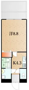 スカイハイム桜II【2階】の間取り