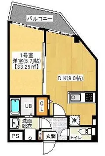 グレーシャルマン【3階】の間取り