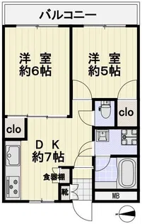 メゾーネ宮崎台【3階】の間取り
