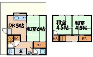 広島県広島市安芸区畑賀3【一戸建】の間取り