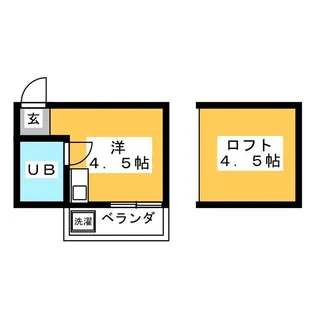 ロフト高津【1階】の間取り