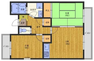バンブーハウスI【2階】の間取り