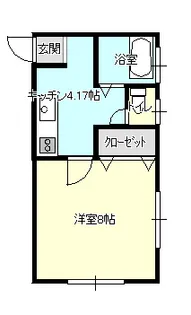 チェリス新形【1階】の間取り