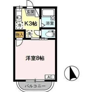 ヤングユーカリ【2階】の間取り