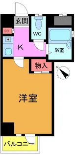 グリーンターフ南行徳【4階】の間取り