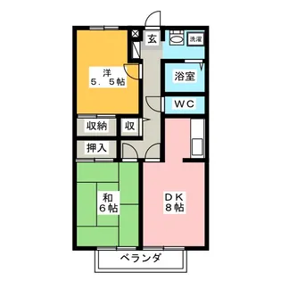 イル・チェルキオ【1階】の間取り