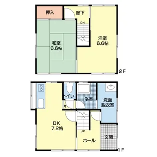 長崎県長崎市川上町【一戸建】の間取り