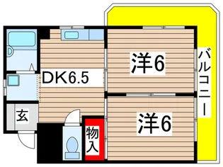 ヤマテオザワビル【3階】の間取り