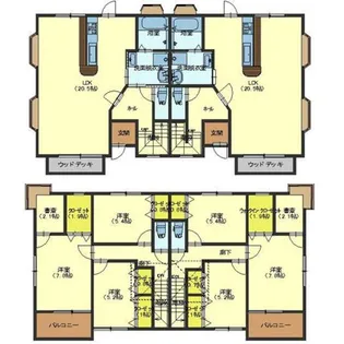 熊本県熊本市北区武蔵ケ丘1【一戸建】の間取り