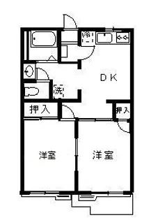 ソリティア B棟【1階】の間取り