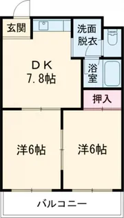 リベラル88【2階】の間取り