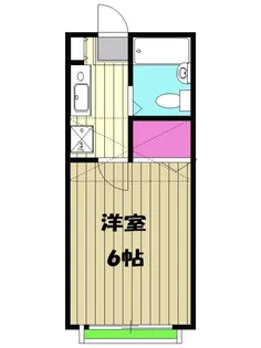 フラワーコーポ【2階】の間取り