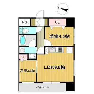 バリューエクセ【10階】の間取り