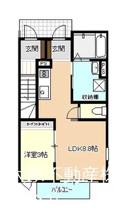 Prelude【1階】の間取り