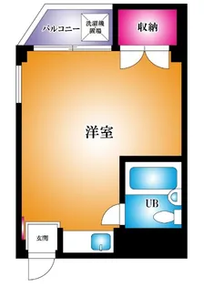 薮田北口ビル【4階】の間取り