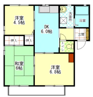 ヴィラメリー【1階】の間取り