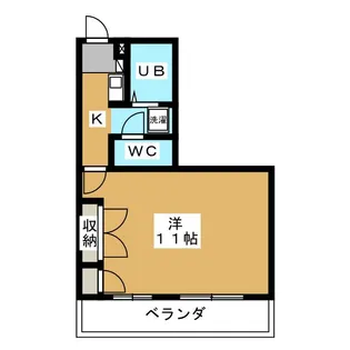 レストクラスト【2階】の間取り