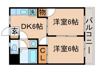 メゾン鈴木【2階】の間取り