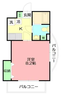 エクセル東海【1階】の間取り