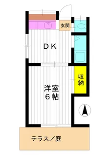 東京都練馬区羽沢1【アパート】の間取り